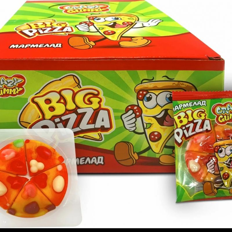 Мармелад &laquo;CRAZY GUMMY. BIG Pizza&raquo; 16гр*36шт*12 бл