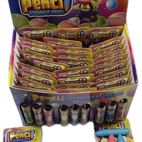 PENCIL BUBBLE GUM КАРАНДАШ ЖВАЧКА