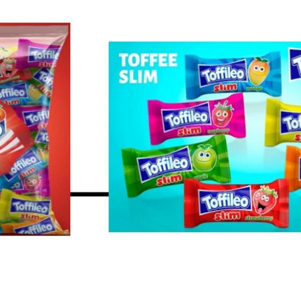 Жевательные конфеты Toffileo Slim