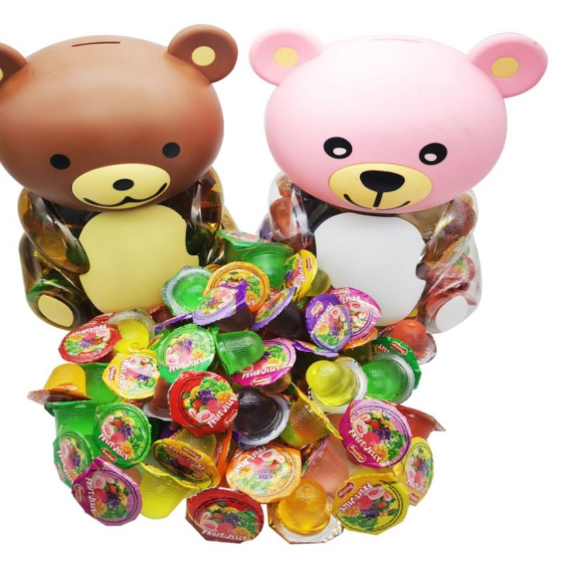 JELLY RED BEAR JAR(МЕДВЕД) 13 ГР (100)