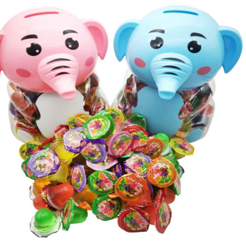 JELLY RED ELEPHANT JAR (СЛОН) 13 ГР (100)